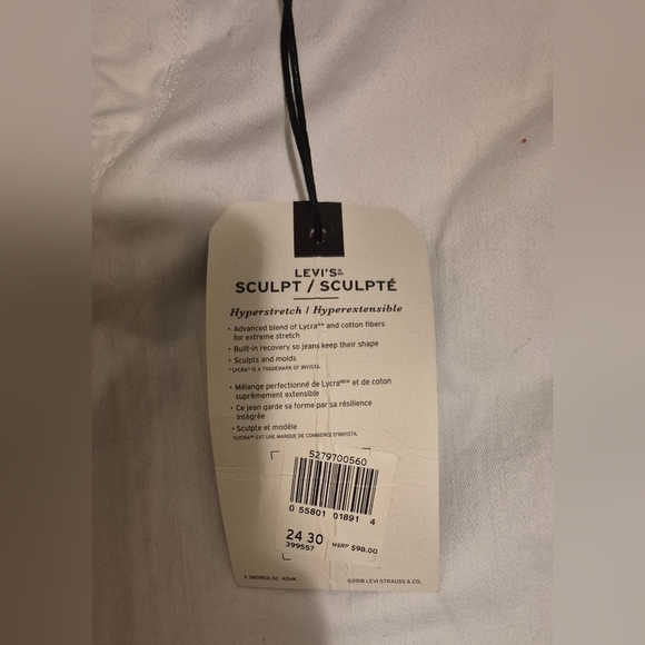 Levi's 720 High Rise Super Skinny Women's Jeans - Picture 9 of 10